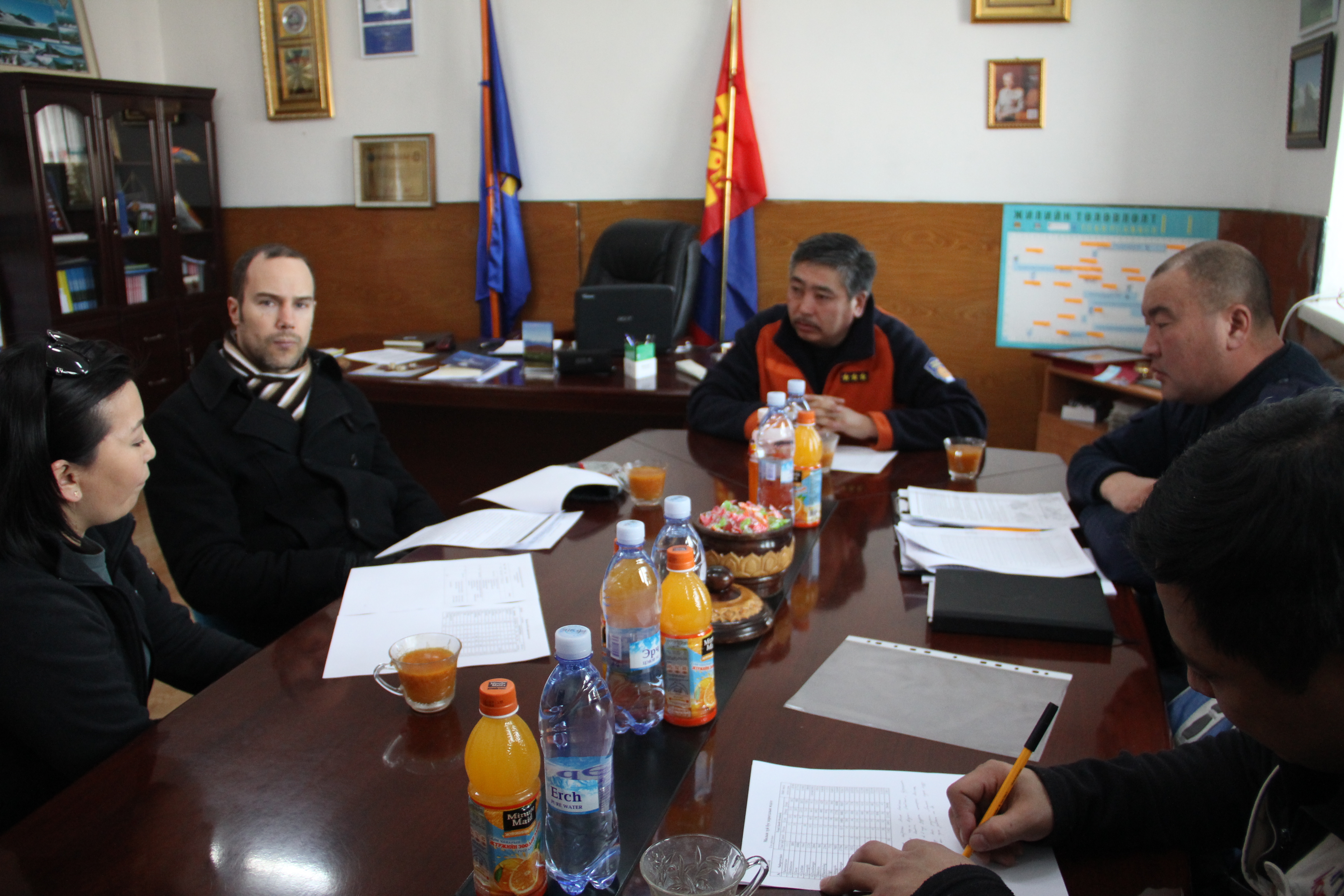 Каритас Монгол олон улсын байгууллагын төлөөлөгчид Увс аймагт ажиллалаа.
