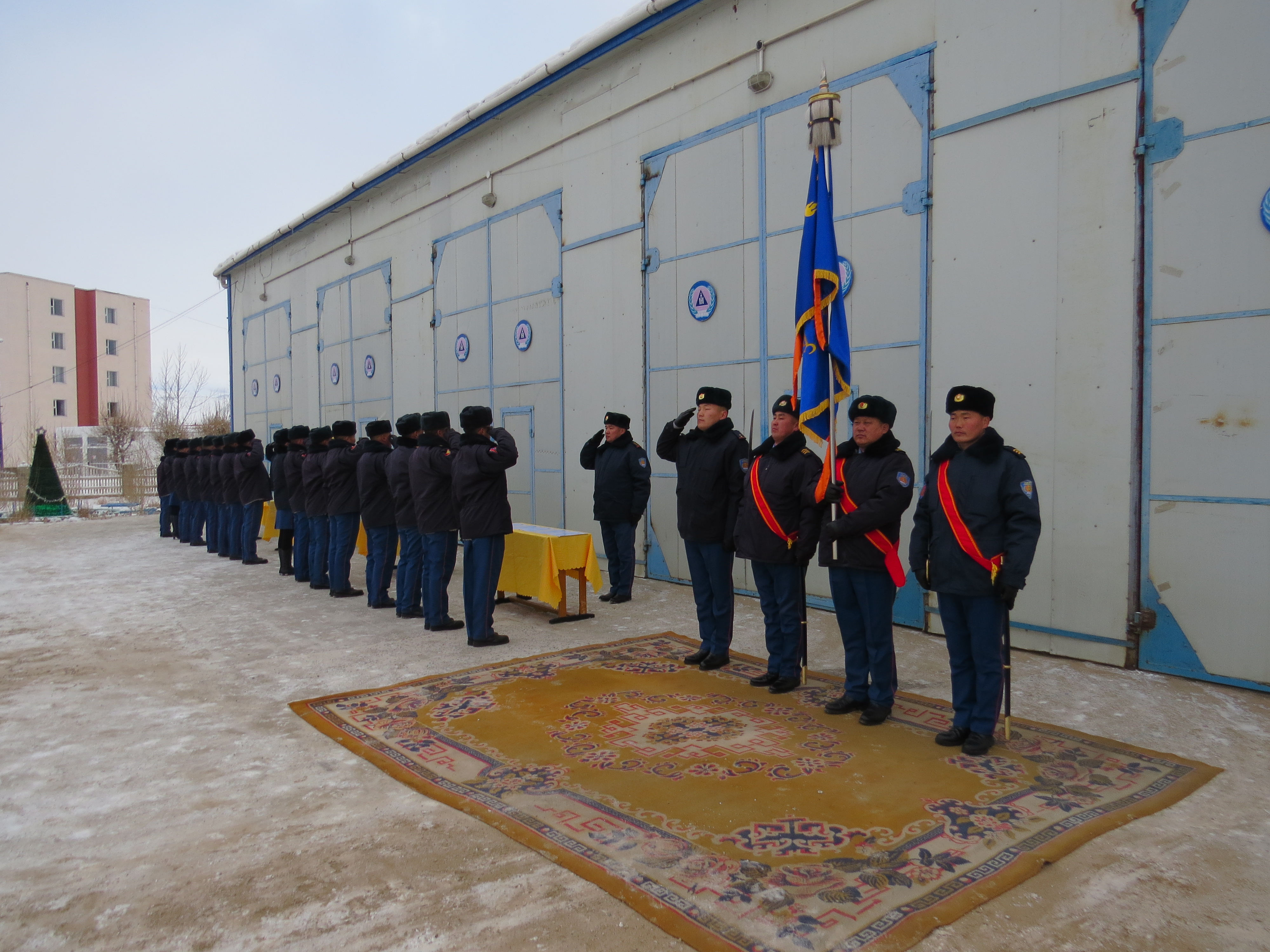 Завхан аймгийн онцгой байдлын албан хаагчид монгол цэргийн тангараг өргөлөө